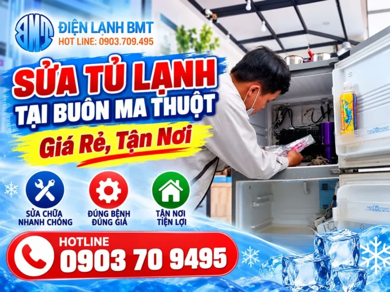 Sửa tủ lạnh tại Buôn ma Thuột
