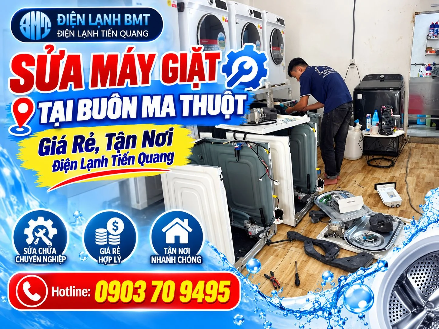 Sửa Máy Giặt Tại Buôn Ma Thuột